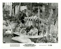 7w761 WILLY WONKA & THE CHOCOLATE FACTORY 8x10 still '71 Gene Wilder & cast on boat, classic!