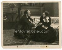 7w762 WOMAN FROM MOSCOW 8x10 still '28 Norman Kerry pleads with pretty Pola Negri sitting on couch!