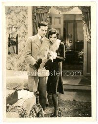 7w768 YOUNG MAN OF MANHATTAN 8x10 still '30 great image of young Claudette Colbert & Norman Foster