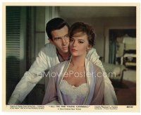 7w127 ALL THE FINE YOUNG CANNIBALS color 8x10 still #2 '60 Robert Wagner behind sexy Natalie Wood!