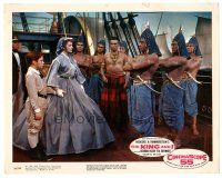 7w149 KING & I color 8x10 still '56 Deborah Kerr on deck in Rodgers & Hammerstein's musical!
