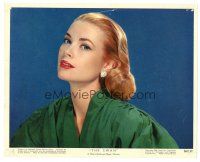 7w167 SWAN color 8x10 still #7 '56 wonderful close up of beautiful Grace Kelly!