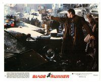 7w130 BLADE RUNNER 8x10 mini LC #3 '82 Ridley Scott sci-fi classic, Harrison Ford shooting!