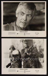 7x908 CROSS OF IRON 2 8x10 stills '77 Sam Peckinpah, Nazi James Coburn close-up!