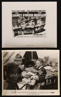 7x926 FIGHTING 69th 2 8x10 stills R56 WWI soldiers James Cagney, Pat O'Brien & George Brent!