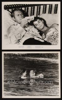 7x929 GETAWAY 2 8x10 stills '72 close up of Steve McQueen in bed with Ali McGraw, Sam Peckinpah