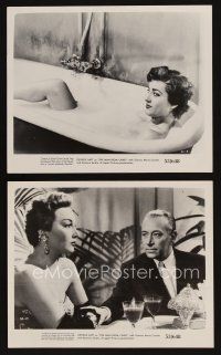 7x952 MAN FROM CAIRO 2 8x10 stills '53 George Raft, sexy Gianna Maria Canale in bath!