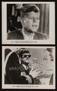 7x998 YEARS OF LIGHTNING DAY OF DRUMS 2 8x10 stills '66 cool images of president John F. Kennedy!