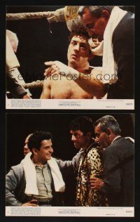 7x967 RAGING BULL 2 8x10 mini LCs '80 Scorsese boxing classic, Joe Pesci w/Robert De Niro in ring!