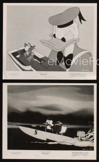 7x819 CHIPS AHOY 3 8x10 stills '56 cartoon images of wacky Donald Duck in aquatic adventure!