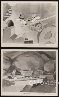 7x755 DONALD'S GOLD MINE 4 8x10 stills R56 Disney, great cartoon images of Donald Duck!