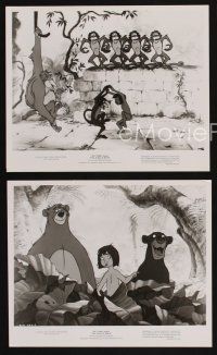 7x840 JUNGLE BOOK 3 8x10 stills R80s Walt Disney cartoon classic, Baloo, King Louie, Bagheera!