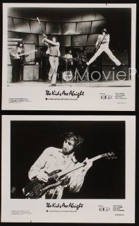 7x842 KIDS ARE ALRIGHT 3 8x10 stills '79 Roger Daltrey, Peter Townshend, The Who, rock & roll!