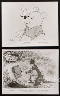 7x725 MANY ADVENTURES OF WINNIE THE POOH 5 8x10 stills '77 and Tigger too, cute images!