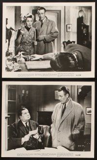 7x436 MURDER ON APPROVAL 8 8x10 stills '56 detective Tom Conway, English film noir!