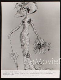 7x851 MY FAIR LADY 3 7.75x9.75 stills R71 designer Cecil Beaton & Audrey Hepburn's dress!