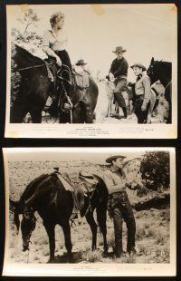 7x467 QUINCANNON FRONTIER SCOUT 8 8x10 stills '56 gunslinger Tony Martin, Peggie Castle!