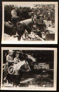 7x143 SILVER TRAILS 11 8x10 stills '48 cool images of Jimmy Wakely riding horse!