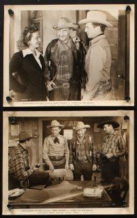 7x275 SONG OF THE RANGE 9 8x10 stills '44 Wallace Fox directed, Jimmy Wakely, Dennis Moore!