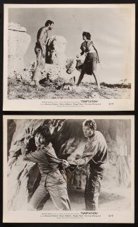 7x673 TEMPTATION ISLAND 6 8x10 stills R62 Edmond Greville, Rossana Podesta, naked sins of flesh!