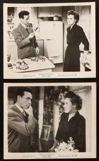 7x526 WITHOUT HONOR 8 8x10 stills '49 pretty Laraine Day & Dane Clark are branded!