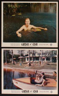 7x018 GARDEN OF EDEN 20 color 8x10 stills '54 Florida nudist camp on the beach!