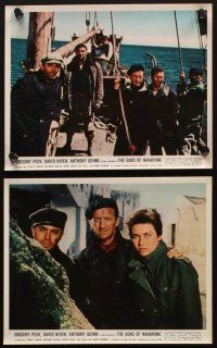 7x091 GUNS OF NAVARONE 12 color 8x10 stills '61 Gregory Peck, David Niven & Anthony Quinn!