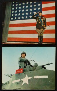 7x014 PATTON 21 color ItalUS 8x10 stills '70 General George C. Scott & Karl Malden as Bradley!