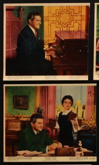 7x594 SINCERELY YOURS 7 8x9.75 color stills '55 pianist Liberace w/pretty Joanne Dru, Dorothy Malone
