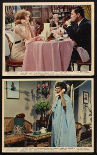 7x355 GIDGET GOES TO ROME 8 color English FOH LCs '63 James Darren & Cindy Carol in Italy!