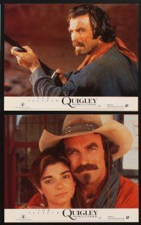 7x466 QUIGLEY DOWN UNDER 8 color English FOH LCs '91 Tom Selleck & Laura San Giacomo!