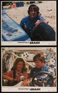 7x751 CHECKERED FLAG OR CRASH 4 8x10 mini LCs '77 off-road racing, Joe Don Baker, Susan Sarandon!