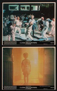 7x537 CLOSE ENCOUNTERS OF THE THIRD KIND 7 8x10 mini LCs '77 Steven Spielberg, Truffaut, Dreyfuss!