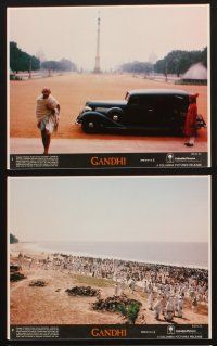 7x345 GANDHI 8 8x10 mini LCs '82 Ben Kingsley as The Mahatma, directed by Richard Attenborough!