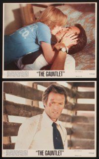 7x347 GAUNTLET 8 8x10 mini LCs '77 star & director Clint Eastwood, Sondra Locke