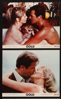 7x367 GOLD 8 8x10 mini LCs '74 romantic images of Roger Moore & Susannah York!