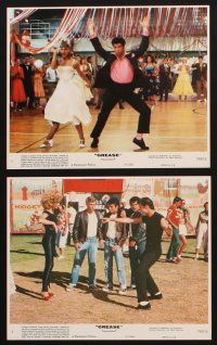 7x378 GREASE 8 8x10 mini LCs '78 John Travolta & Olivia Newton-John classic musical!