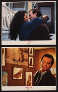 7x392 GROUNDHOG DAY 8 8x10 mini LCs '93 Bill Murray, Andie MacDowell, directed by Harold Ramis!