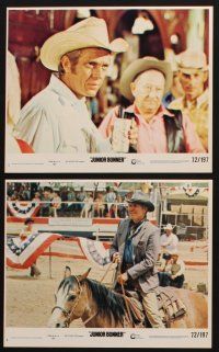 7x411 JUNIOR BONNER 8 8x10 mini LCs '72 great images of rodeo cowboy Steve McQueen!