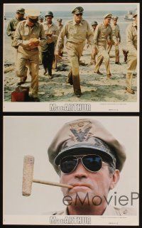 7x775 MacARTHUR 4 8x10 mini LCs '77 daring brilliant, stubborn WWII Rebel General Gregory Peck!