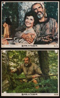 7x864 ROBIN & MARIAN 3 8x10 mini LCs '76 Sean Connery & Audrey Hepburn in title roles!