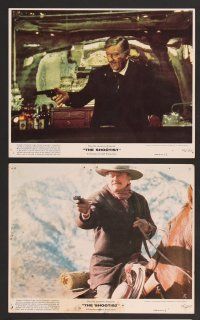 7x663 SHOOTIST 6 8x10 mini LCs '76 cowboy John Wayne, Ron Howard, Lauren Bacall, Richard Boone!