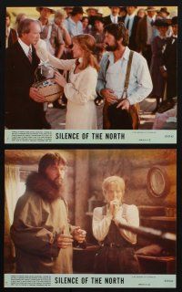 7x664 SILENCE OF THE NORTH 6 8x10 mini LCs '81 Tom Skerritt, Ellen Burstyn in wilderness!