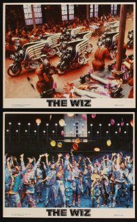 7x808 WIZ 4 8x10 mini LCs '78 wild images from musical Wizard of Oz adaptation!