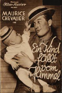 7y045 BEDTIME STORY Austrian program '33 Maurice Chevalier & Helen Twelvetrees, different!
