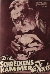 7y520 BLACK SLEEP Austrian program '59 Lon Chaney Jr., Bela Lugosi, Tor Johnson, different!