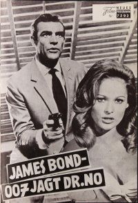 7y546 DR. NO Austrian program R78 different images of Sean Connery as James Bond & Ursula Andress!
