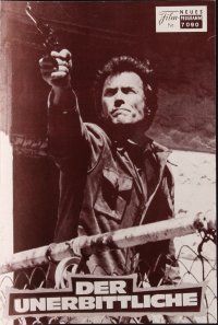 7y554 ENFORCER Austrian program '77 different images of Clint Eastwood as Dirty Harry!