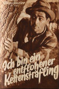 7y055 I AM A FUGITIVE FROM A CHAIN GANG Austrian program '33 different images of Paul Muni!