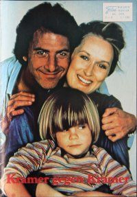 7y603 KRAMER VS. KRAMER Austrian program '80 Dustin Hoffman, Meryl Streep, different images!
